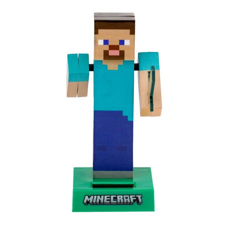 Muñeco Solar Steve Minecraft