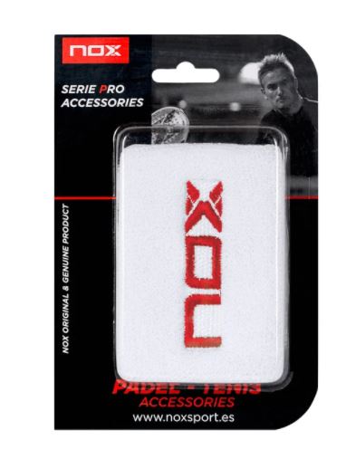 Muñequeras Pádel Nox confort XL Blíster 2 unidades