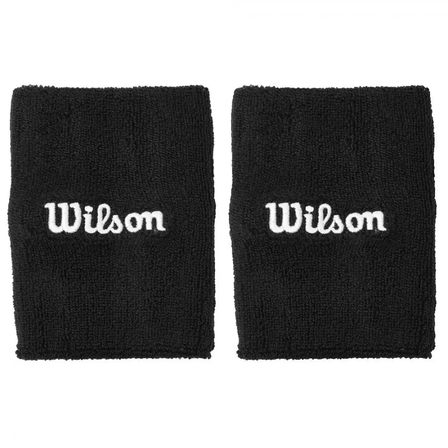 Wilson U Wide Terry Wristbands Black
