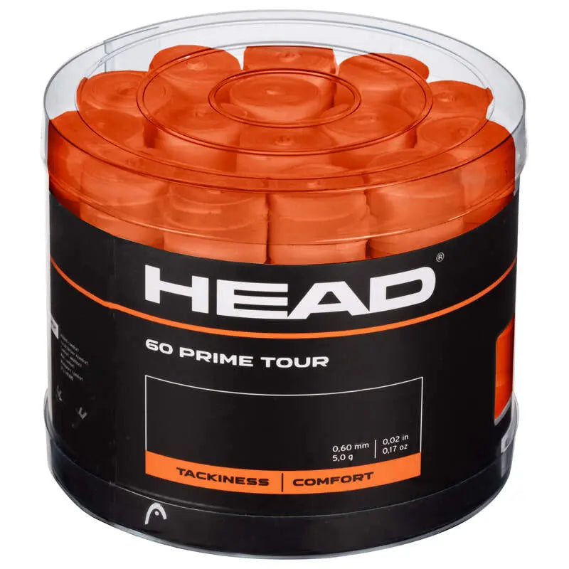 Overgrips Head Prime Tour Tarro 60 Naranja