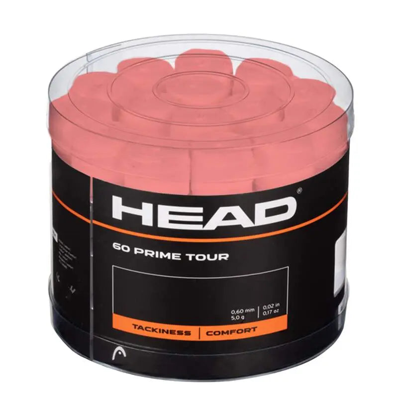 Overgrips Head Prime Tour Tarro 60 Salmón