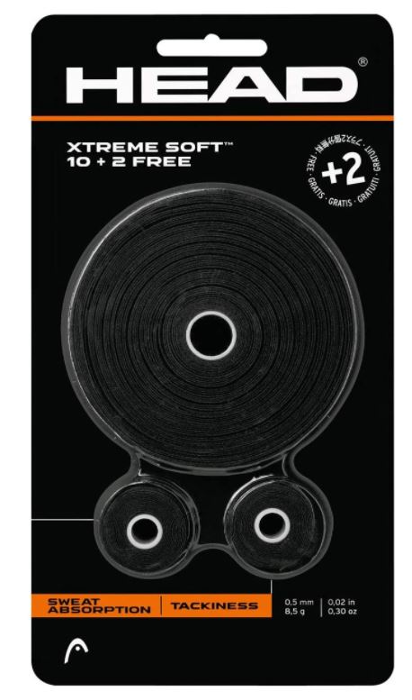 Overgrips Head Xtreme Soft Blíster 12 Unidades