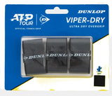 Dunlop VIPER DRY Perforated Overgrips - 3 overgrips