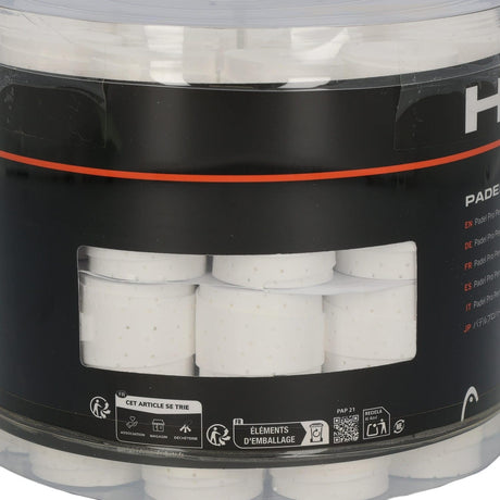 Overgrips Pádel Head Pro Perforado 60u Blancos