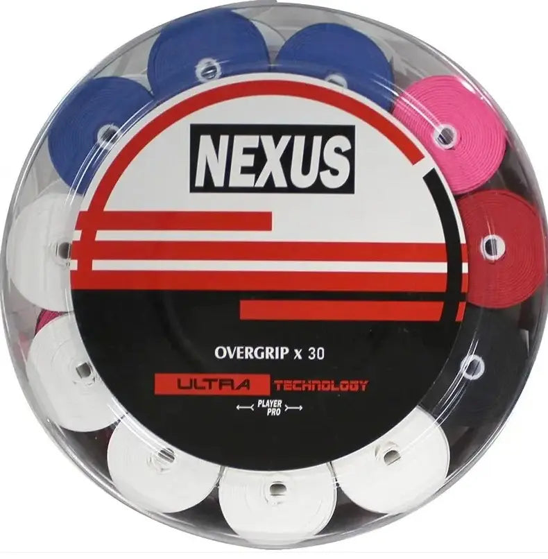 Overgrips Padel Perfurados Nexus Boião 30un Sortidos
