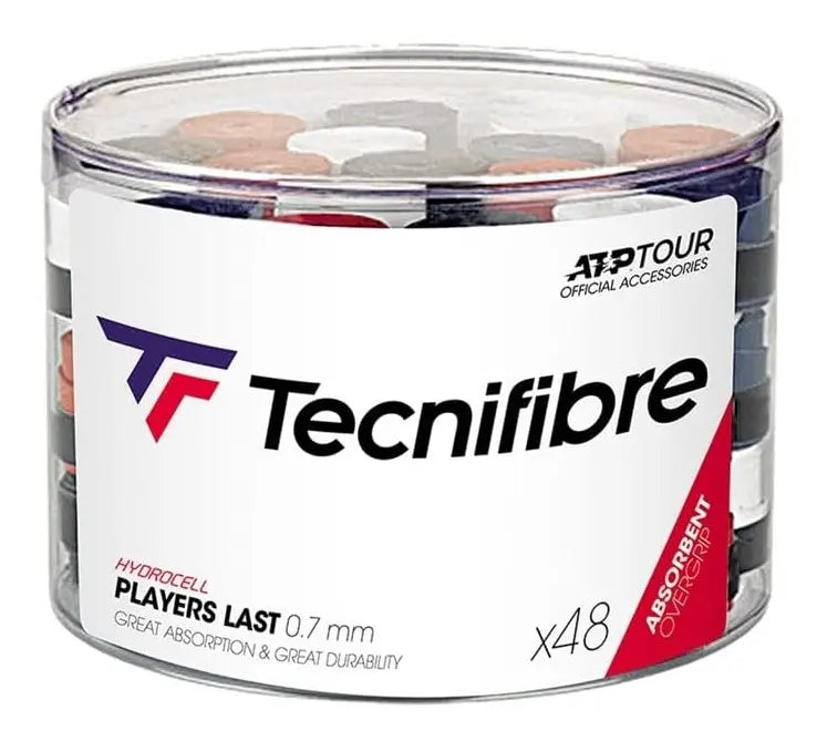 Tecnifibre PLAYERS LAST PVC Overgrips 48u