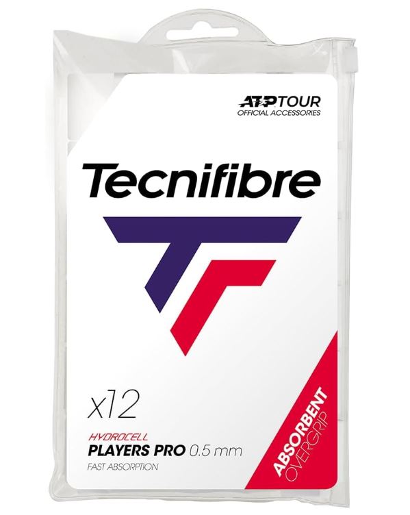 Tecnifibre Pro Players ATP Tour Overgrips 12-pack White
