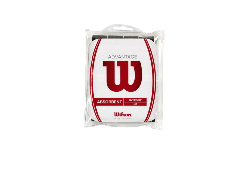 Overgrips Wilson Advantage Preto 12 Unidades