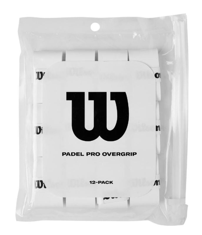 Overgrips Wilson Padel PRO Blíster 12u Blanco