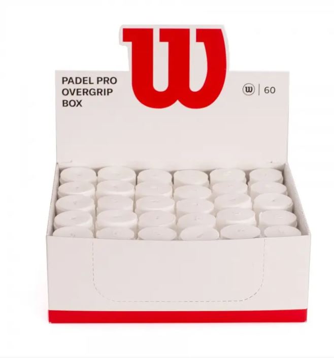 Overgrips Wilson Pádel Pro 60 Unidades Blanco