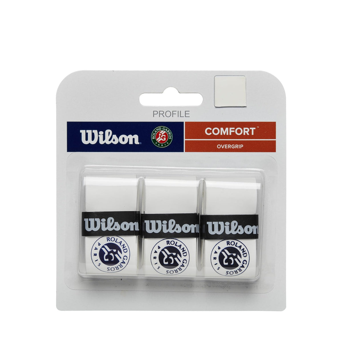 Overgrips Wilson Roland Garros 2024 3un Branco/Azul