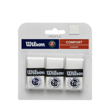 Overgrips Wilson Roland Garros 2024 3un Branco/Azul