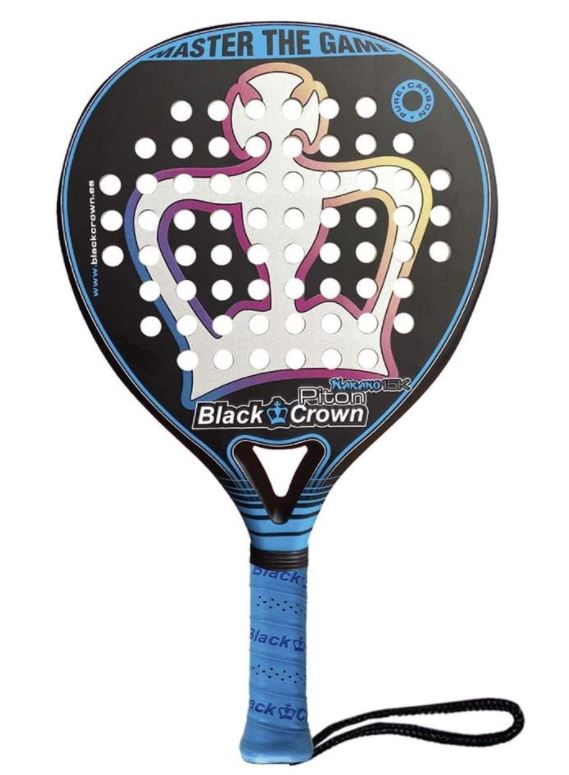Padel Racket Black Crown Piton Nakano 15K