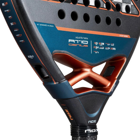 Pala Pádel Nox AT10 Luxury Genius Attack 18K Alum Agustin Tapia 2025