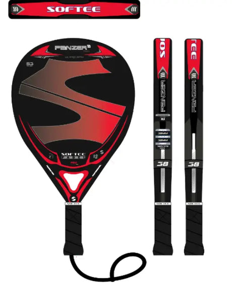 Pala Pádel Softee Panzer 38 mm Rojo