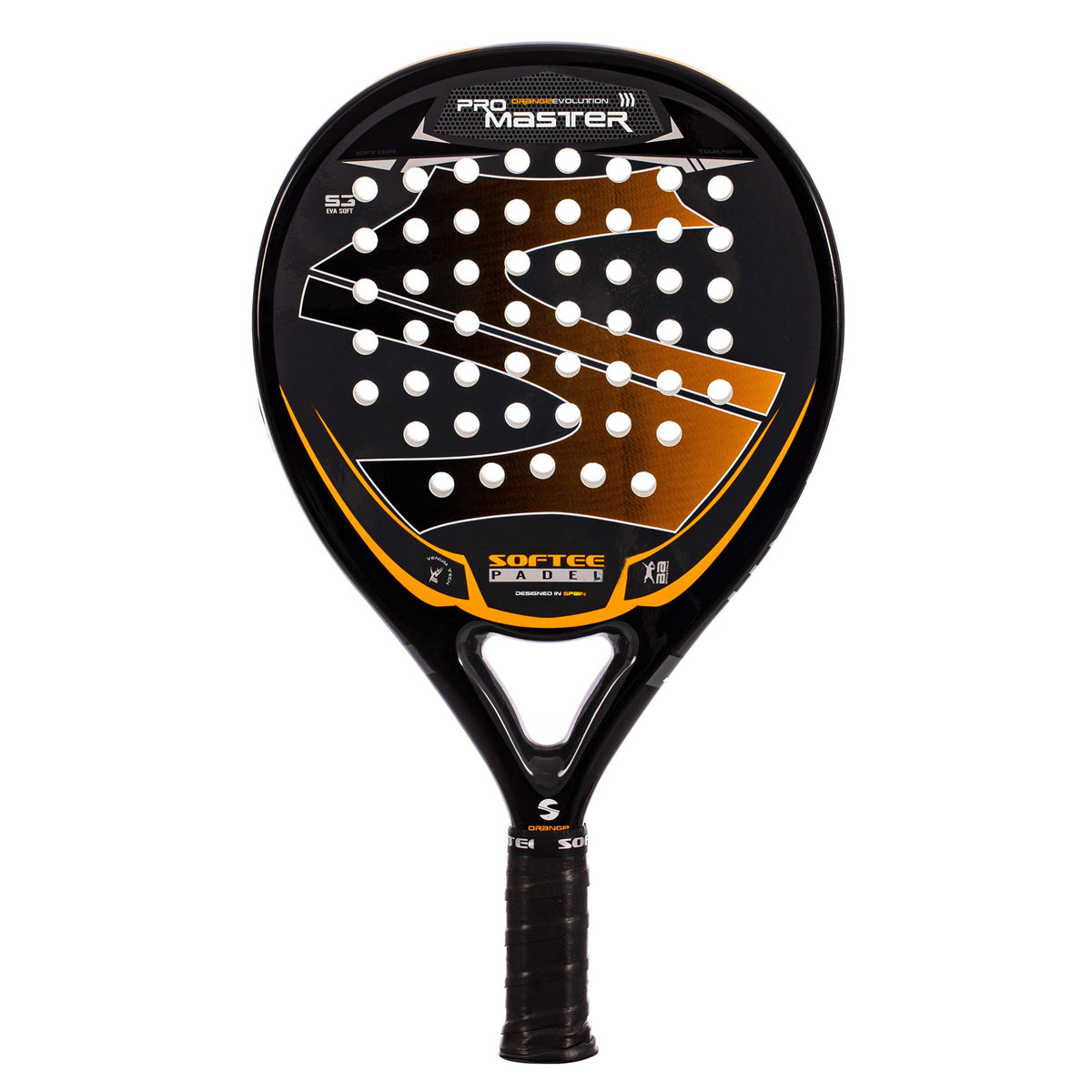 Raquete de Padel Softee Pro Master Evolution Laranja