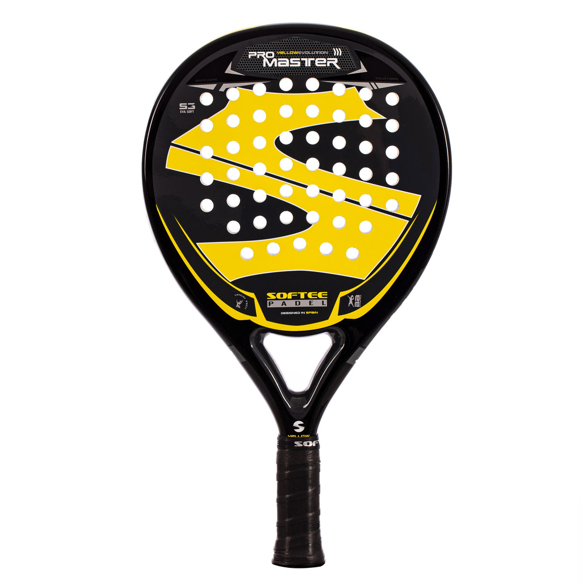 Raquete de Padel Softee Pro Master Evolution Amarela