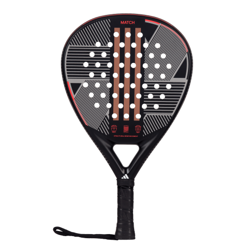Raquete de Padel adidas Match 3.3 Preto/Vermelho 2024