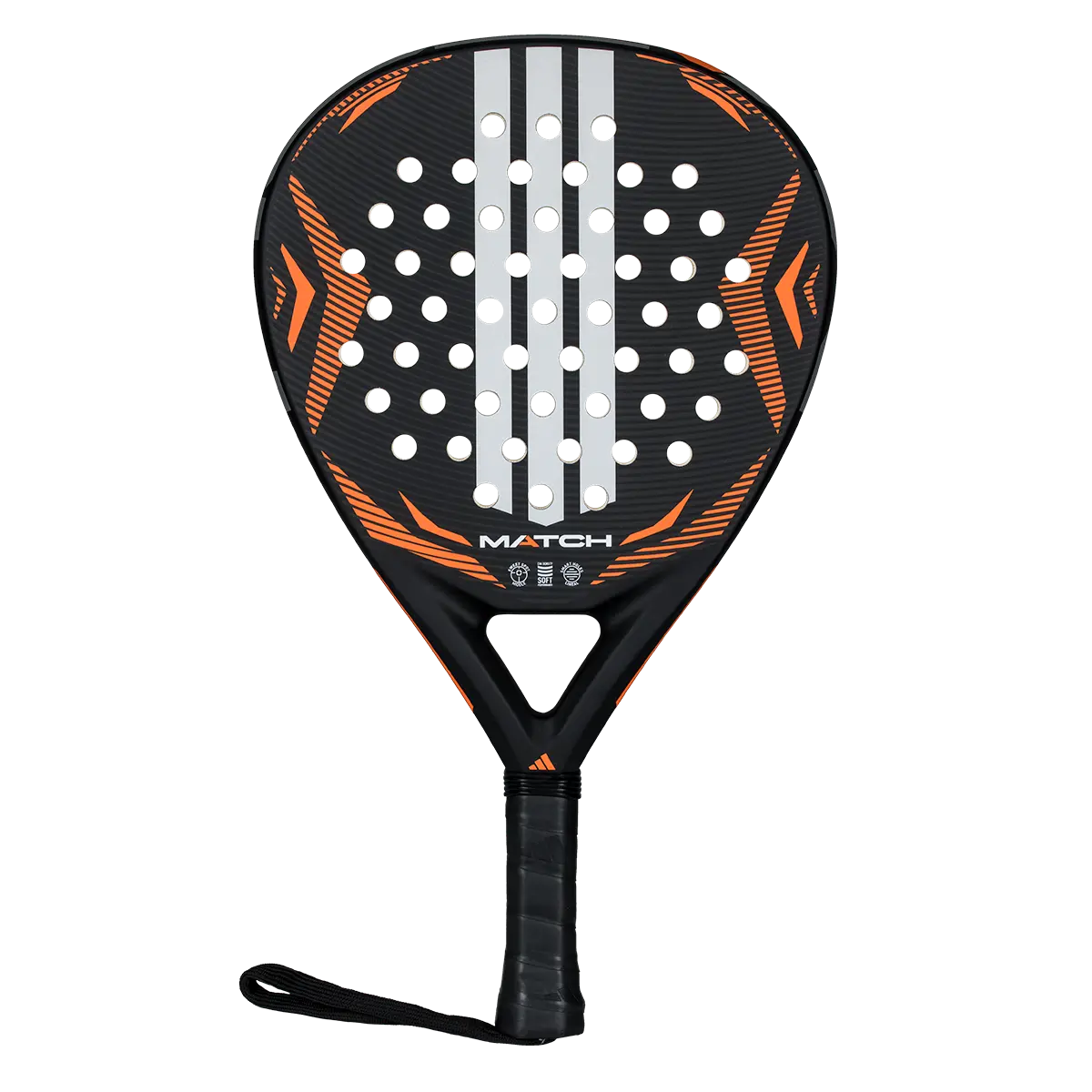 Pala Pádel adidas Match Black/Orange 2026