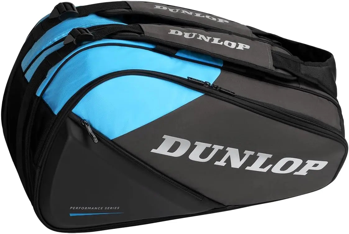 Mala de Padel Dunlop Fx Performance Preto/Ciano/Cinzento