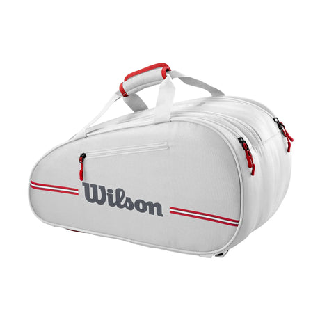 Paletero Wilson Pádel Team Blanco Hueso