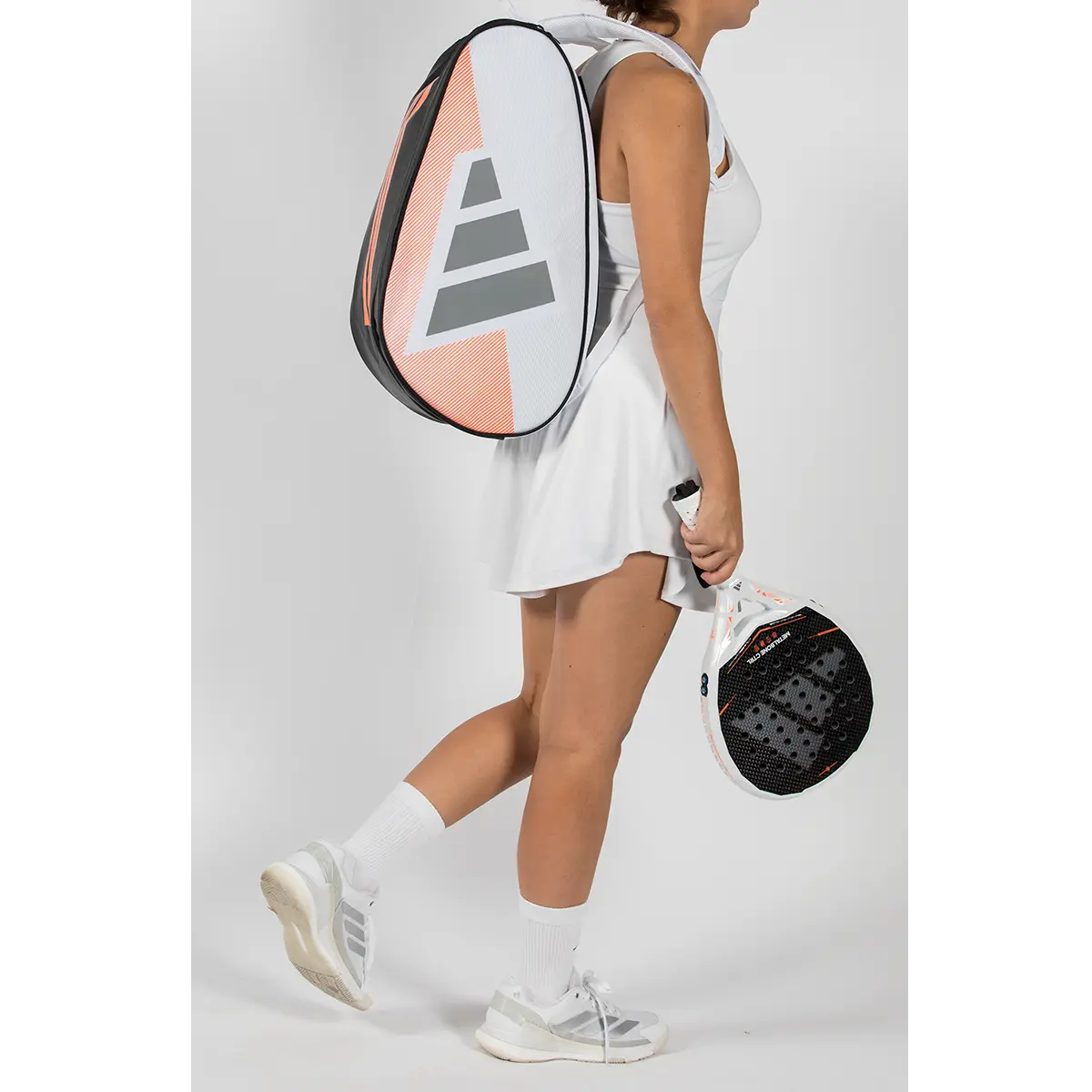 Porta-raquetas adidas Control White 2026
