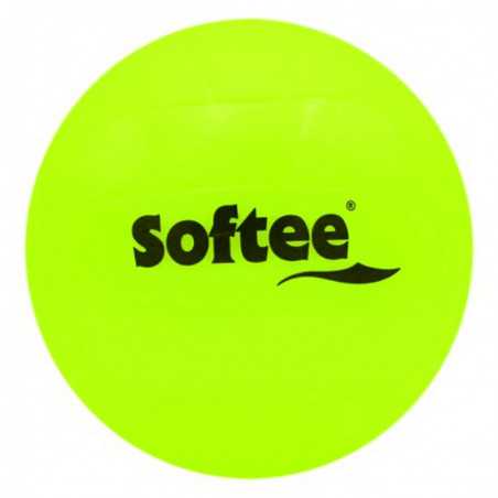 Pelota Polivalente Lisa Soft 14cm Amarillo Fluor