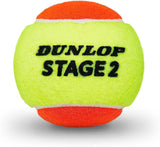 Bolas Mini Ténis Dunlop Stage 2 Balde 60