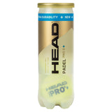 Head Padel Pro S+ Padel Balls 1 Can of 3 Balls