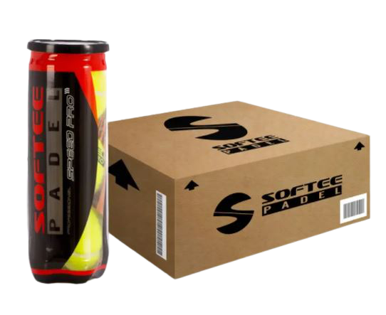 Padel Balls Softee Speed PRO 24 Tins of 3 balls