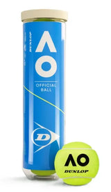 Tennis Balls Dunlop AUSTRALIAN OPEN B4 18 Cans 4 Balls