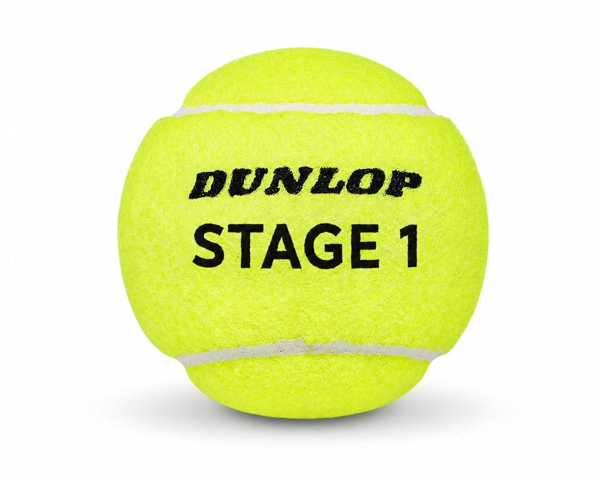 Bolas de Ténis Dunlop STAGE 1 B3 Verde 1 Tubo 3 bolas