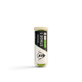 Bolas de Ténis Dunlop STAGE 1 B4 Verde 1 Tubo 4 bolas