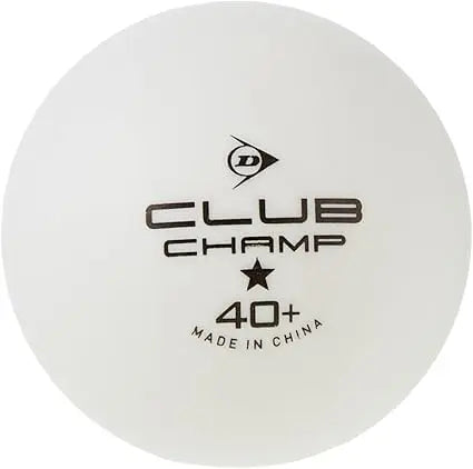 Bolas de Ténis de Mesa ITF Dunlop, 10 bolas brancas