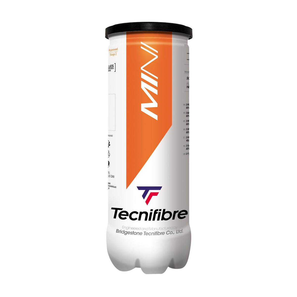 Bolas de Ténis Tecnifibre Mini Ténis Tubo 3 bolas