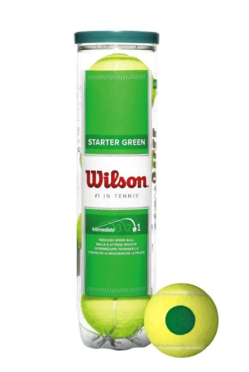 Bolas de Ténis Wilson Principiante Ponto Verde 4 Bolas (F)