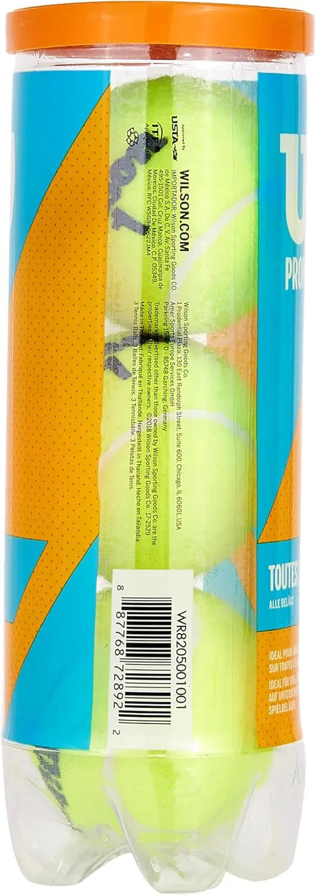 Pelotas Tenis Wilson Profile All Court 1 Bote 3 Pelotas