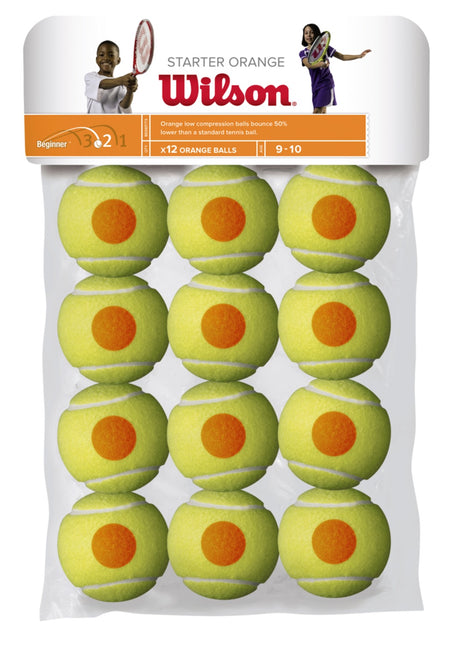 Pelotas Wilson Principiante Punto Naranja 12u
