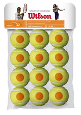 Bolas Wilson Iniciante Ponto Laranja 12unid.