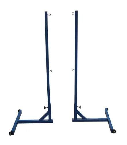Portable Badminton Posts Counterweights and wheels
