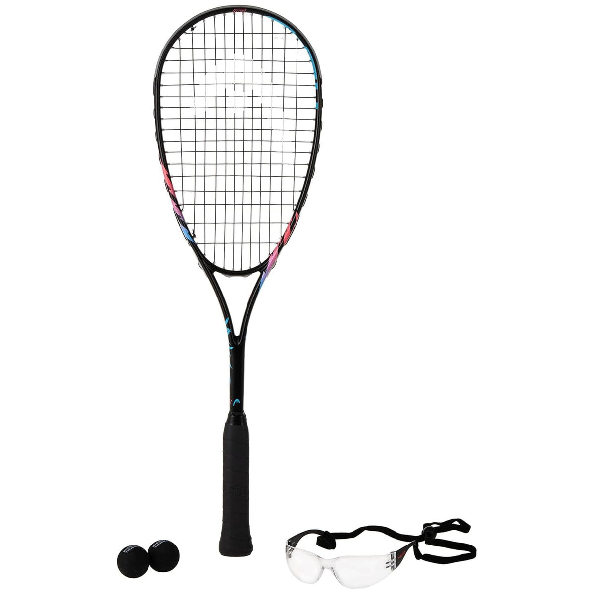Raqueta Squash Head Spark Elite Pack Pelotas + Gafas