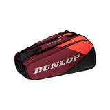 Raquetero Dunlop CX Club 3 Raquetas Rojo/Negro
