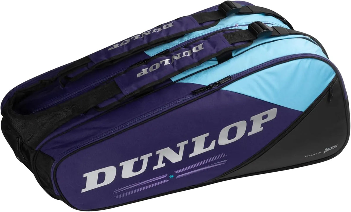 Saco de Ténis Dunlop FX-PERFORMANCE 12 Raquetes Roxo/Preto/Azul