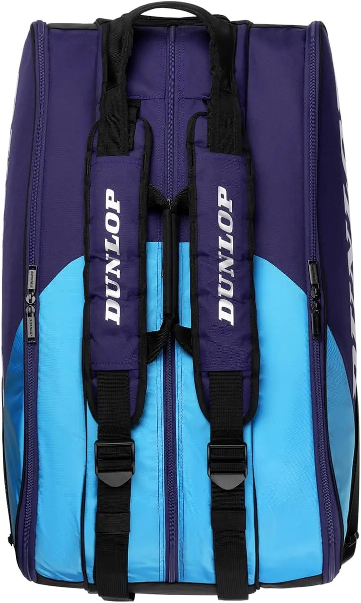 Saco de Ténis Dunlop FX-PERFORMANCE 12 Raquetes Roxo/Preto/Azul