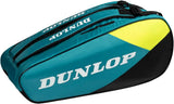Saco de Ténis Dunlop SX-CLUB 10 Raquetes Verde/Preto/Amarelo