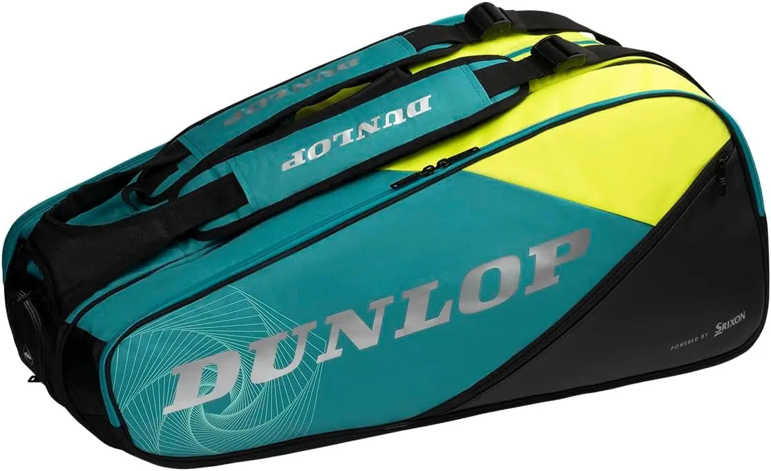 Saco de Raquetes Dunlop SX-PERFORMANCE 12 Raquetes Verde/Preto/Amarelo