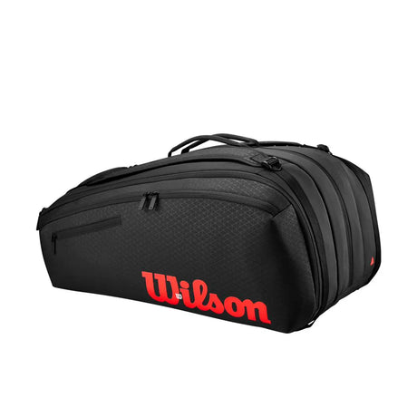 Raquetero Wilson Clash V3 15 Raquetas Negro/Rojo