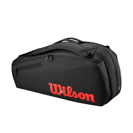 Raquetero Wilson Clash V3 6 Raquetas Negro/Rojo