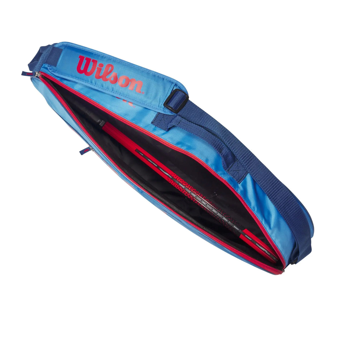 Raquetero Wilson Junior 3 Raquetas Azul/Naranja