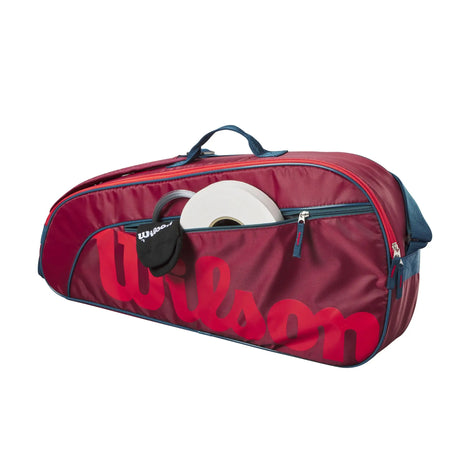 Raquetero Wilson Junior 3 Raquetas Rojo